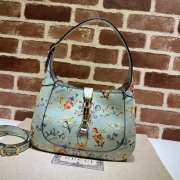 Gucci Jackie 1961 blooming Love shoulder bag 28x19x4.5cm - 1