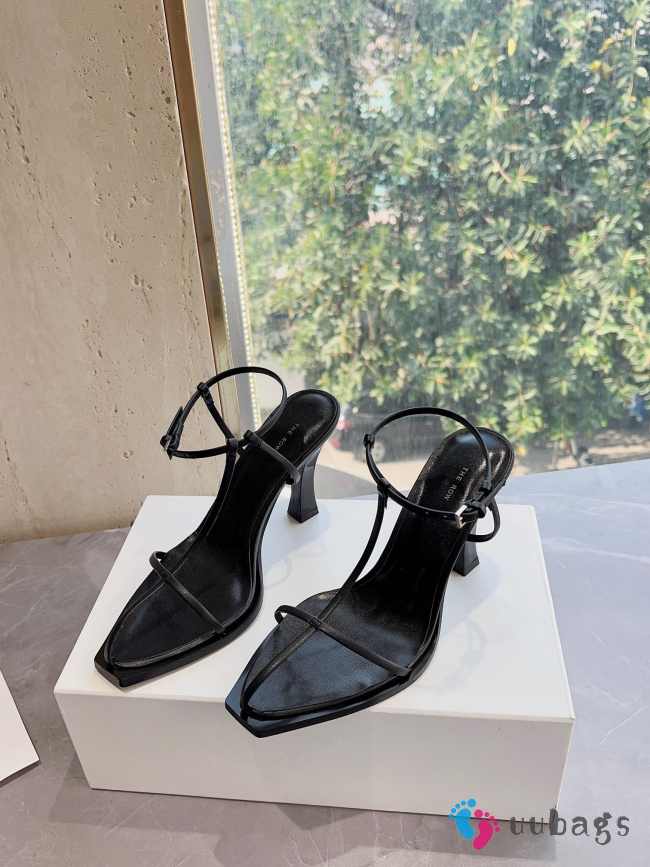 The row high heel in black S002 7cm - 1