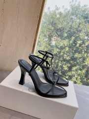 The row high heel in black S002 7cm - 5