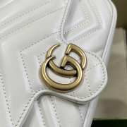 Gucci Marmont Small Handbag In White 21x12x5cm - 2