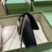 Gucci Marmont Small Handbag In Black 21x12x5cm - 5