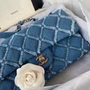 Chanel Denim Flap Bag 25cm - 3