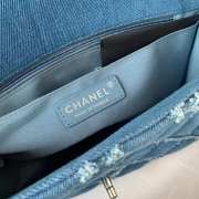 Chanel Denim Flap Bag 25cm - 4