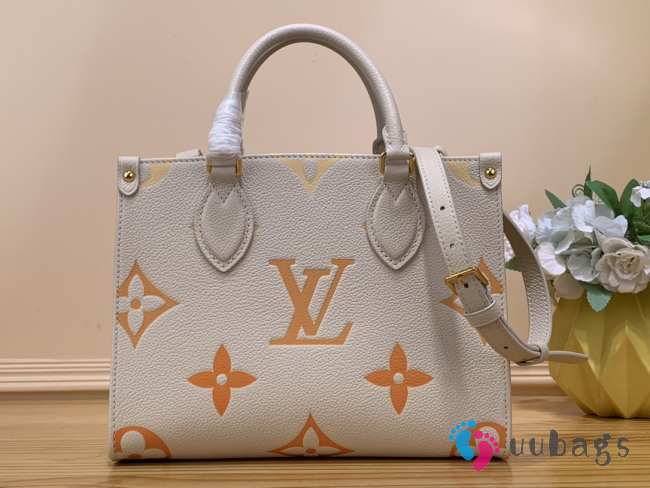 LOUIS VUITTON ONTHEGO PM BAG M46067 ORANGE 25CM - 1