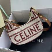 Celine shoulder bag 3988 in red 24x13cm - 1