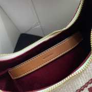 Celine shoulder bag 3988 in red 24x13cm - 2