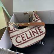 Celine shoulder bag 3988 in red 24x13cm - 6