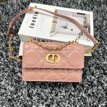 Dior 2023 mini miss caro in pink 19x12x6cm