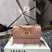 Dior 2023 mini miss caro in pink 19x12x6cm - 6