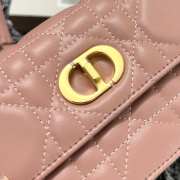 Dior 2023 mini miss caro in pink 19x12x6cm - 3