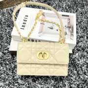 Dior 2023 mini miss caro in yellow 19x12x6cm - 1