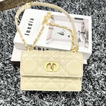 Dior 2023 mini miss caro in yellow 19x12x6cm