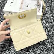 Dior 2023 mini miss caro in yellow 19x12x6cm - 4