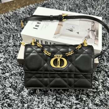 Dior 2023 mini miss caro in black 19x12x6cm