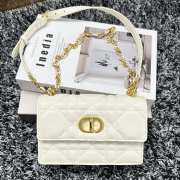 Dior 2023 mini miss caro in white 19x12x6cm - 1