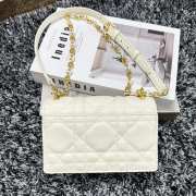 Dior 2023 mini miss caro in white 19x12x6cm - 3