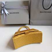 Balenciaga Hourglass bling bling in yellow 23x10x24cm - 2