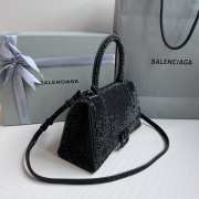 Balenciaga Hourglass bling bling in black 23x10x24cm - 4