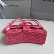 Balenciaga Hourglass bling bling in pink 19x8x13cm - 3