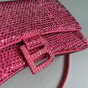 Balenciaga Hourglass bling bling in pink 19x8x13cm - 2