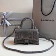 Balenciaga Hourglass bling bling in gray 19x8x13cm - 1