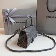 Balenciaga Hourglass bling bling in gray 19x8x13cm - 6