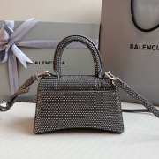 Balenciaga Hourglass bling bling in gray 19x8x13cm - 4