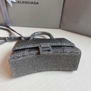 Balenciaga Hourglass bling bling in gray 19x8x13cm - 2