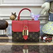 Louis Vuitton Locky BB Monogram In Red 20x16x7.5cm - 1