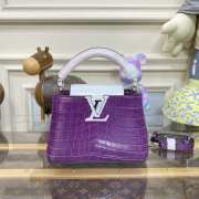 Louis Vuitton Capucines M48865 In Purple 21x14x8cm - 1