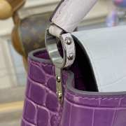 Louis Vuitton Capucines M48865 In Purple 27x18x9cm - 3