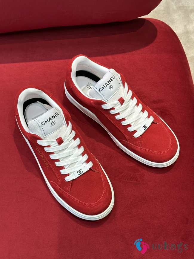 Chanel 23A Sneaker In Red  - 1