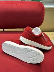 Chanel 23A Sneaker In Red  - 3