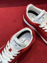 Chanel 23A Sneaker In Red  - 4