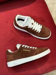 Chanel 23A Sneaker In Brown - 5