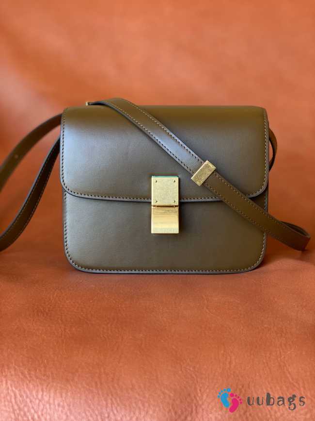 Celine box teen 2019 in brown 18.5cm - 1