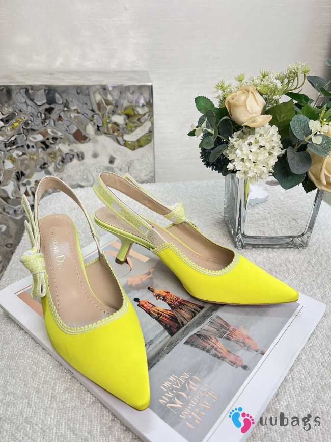 J'Adior High Heels In Yellow 6.5/10cm - 1