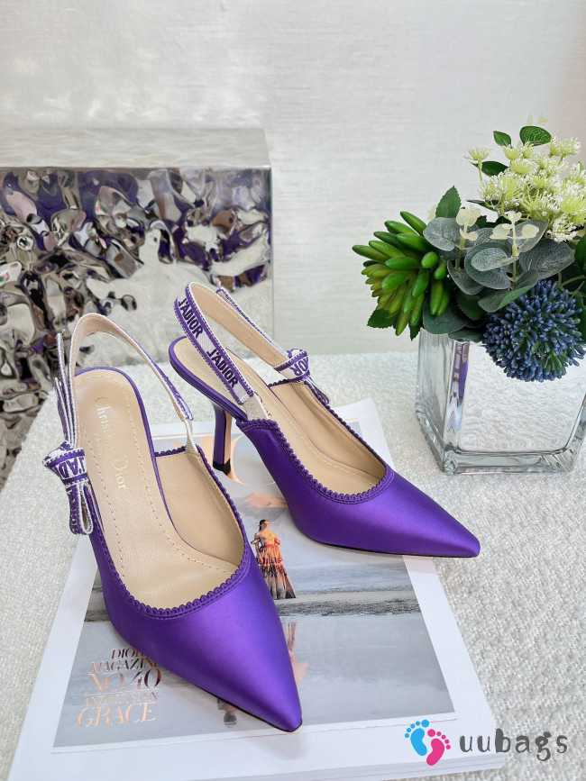 J'Adior High Heels In Purple 6.5/10cm - 1