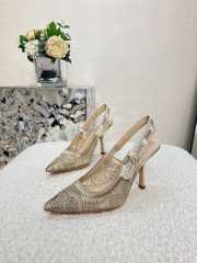 Dior Plan de Paris High Heels In Beige 2/6.5/10cm - 4