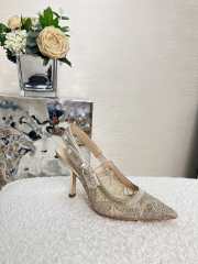 Dior Plan de Paris High Heels In Beige 2/6.5/10cm - 2