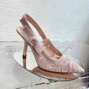 Dior Macramé High Heels In Pink 2/6.5/10cm - 1