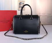 Valentino Large Bag In Black 30x22x17cm - 4