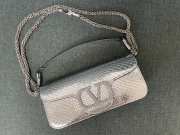 Valentino Garavani Miniloc In Silver 27x13x6cm  - 5