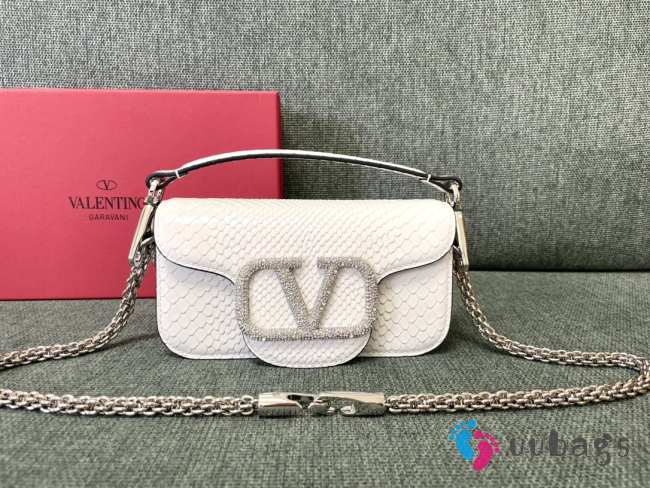 Valentino Garavani Miniloc In White 20x11x5cm - 1