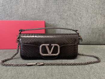 Valentino Garavani Miniloc In Black 27x13x6cm