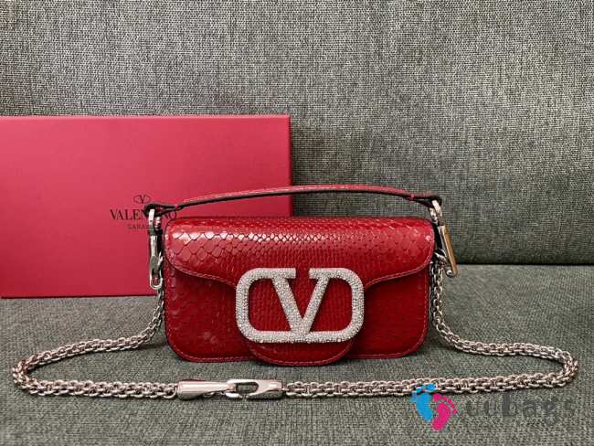 Valentino Garavani Miniloc In Red 20x11x5cm - 1