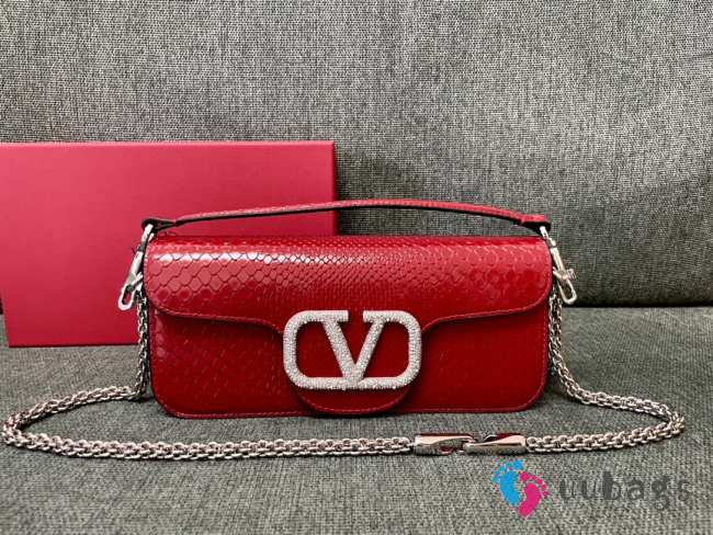 Valentino Garavani Miniloc In Red 27x13x6cm - 1