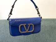 Valentino Garavani Miniloc In Blue 20x11x5cm - 3