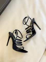 YSL High Heels In Black 11cm - 1