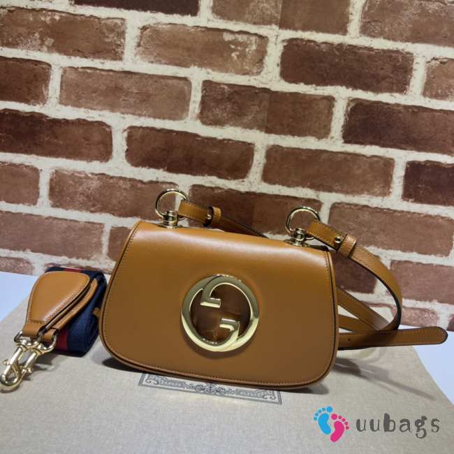 Gucci Blondie Medium Shoulder Bag In Brown 22x13x5.5cm - 1